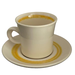 Vintage Franziskaner Keramik Sundance Tasse und Untertassen-Sets