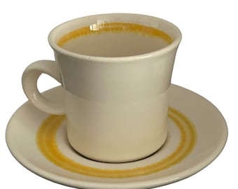 Juegos de taza y platillo Sundance de cerámica franciscana vintage