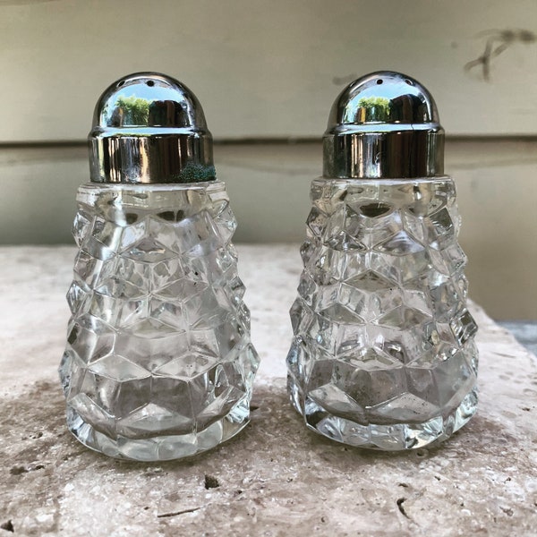 Fostoria American Salt and Pepper Shakers Etsy