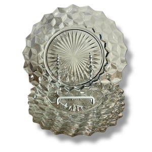 American Fostoria Clear Dinner Plates 2056