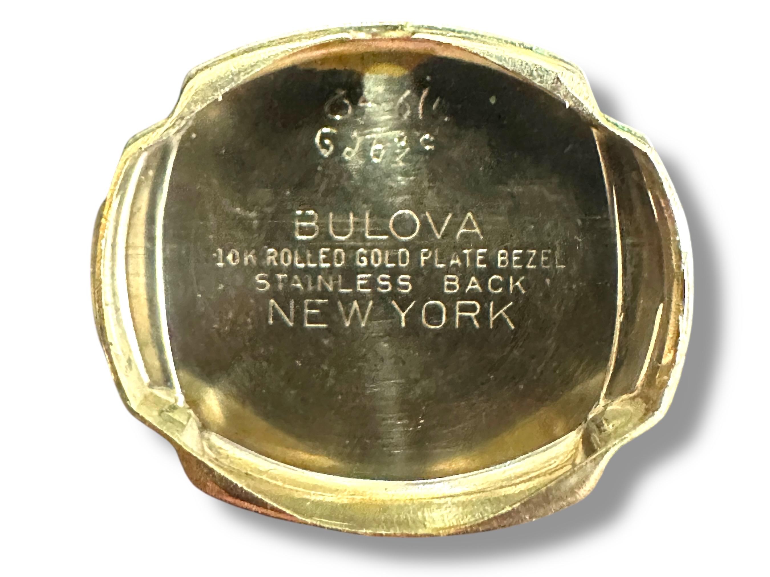 Vintage Bulova 1955 L5 14K Gold RGP Silver Tone With Blue Hands Runs ...