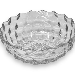 Vintage American Fostoria clear 7&quot; Round Flared Bowl