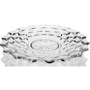 Vintage American Fostoria Crystal 7” Salad Plate
