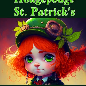 Hodgepodge St. Patrick&#39;s 48-Page Greyscale Coloring Book for Adults in High Resolution 8.5 x 11 instant download printable PDF with Guide