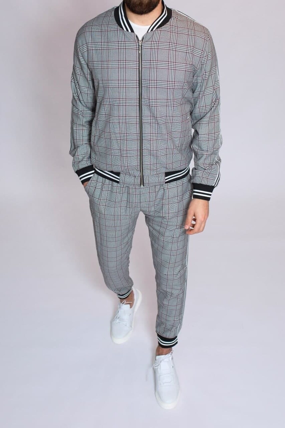 BESTSELLER the Gentlemen Tracksuit/tartan Tracksuits/guy Etsy