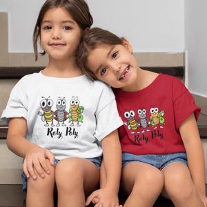 Kids Roly Poly tshirt | Kids Gift | Bug Shirt | Funny Kids T-Shirt | Perfect Gift for Little Ones | Bug Tee