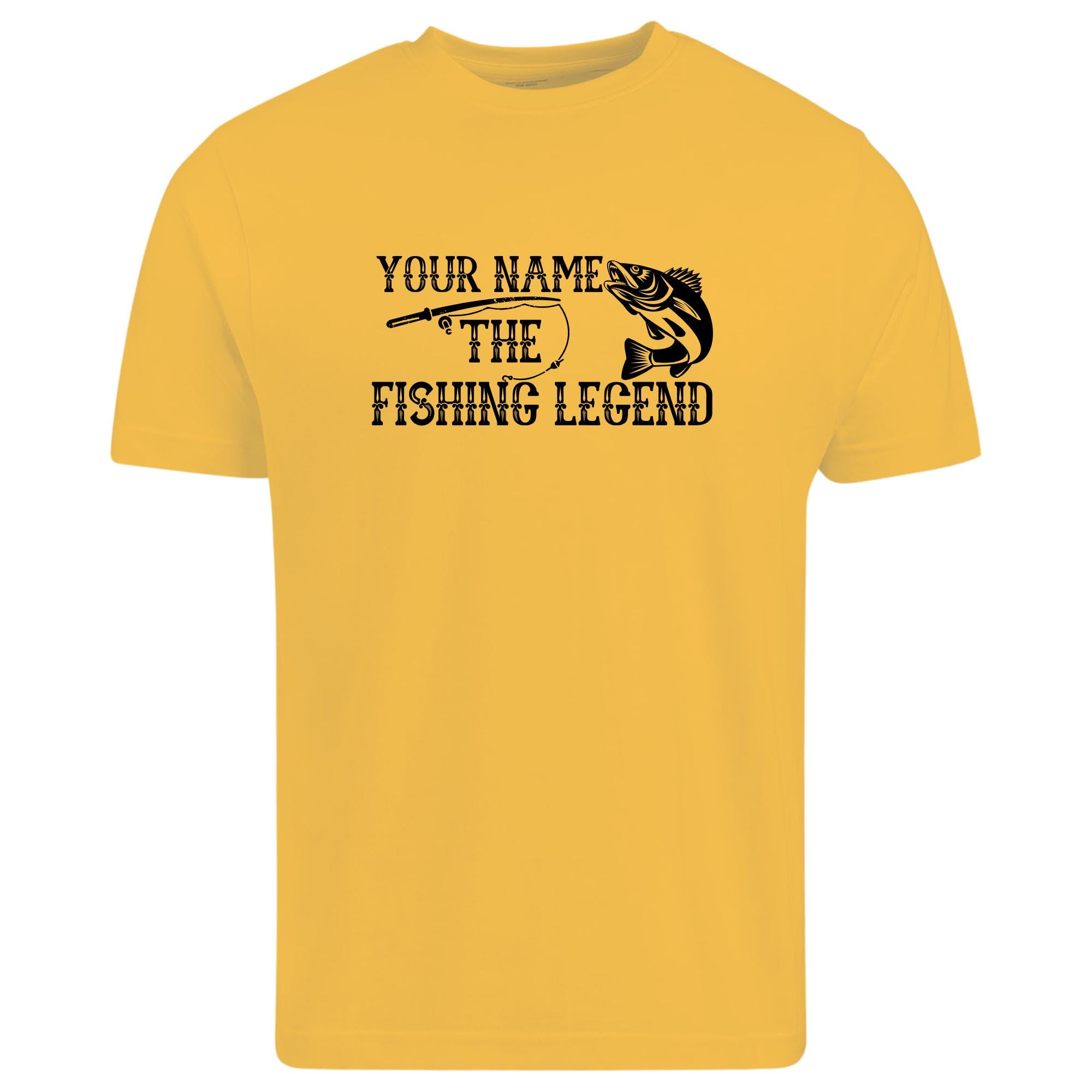 T-shirt Pêche Reel Legends Homme – Marron Avec Point Orange, Taille S, Neuf