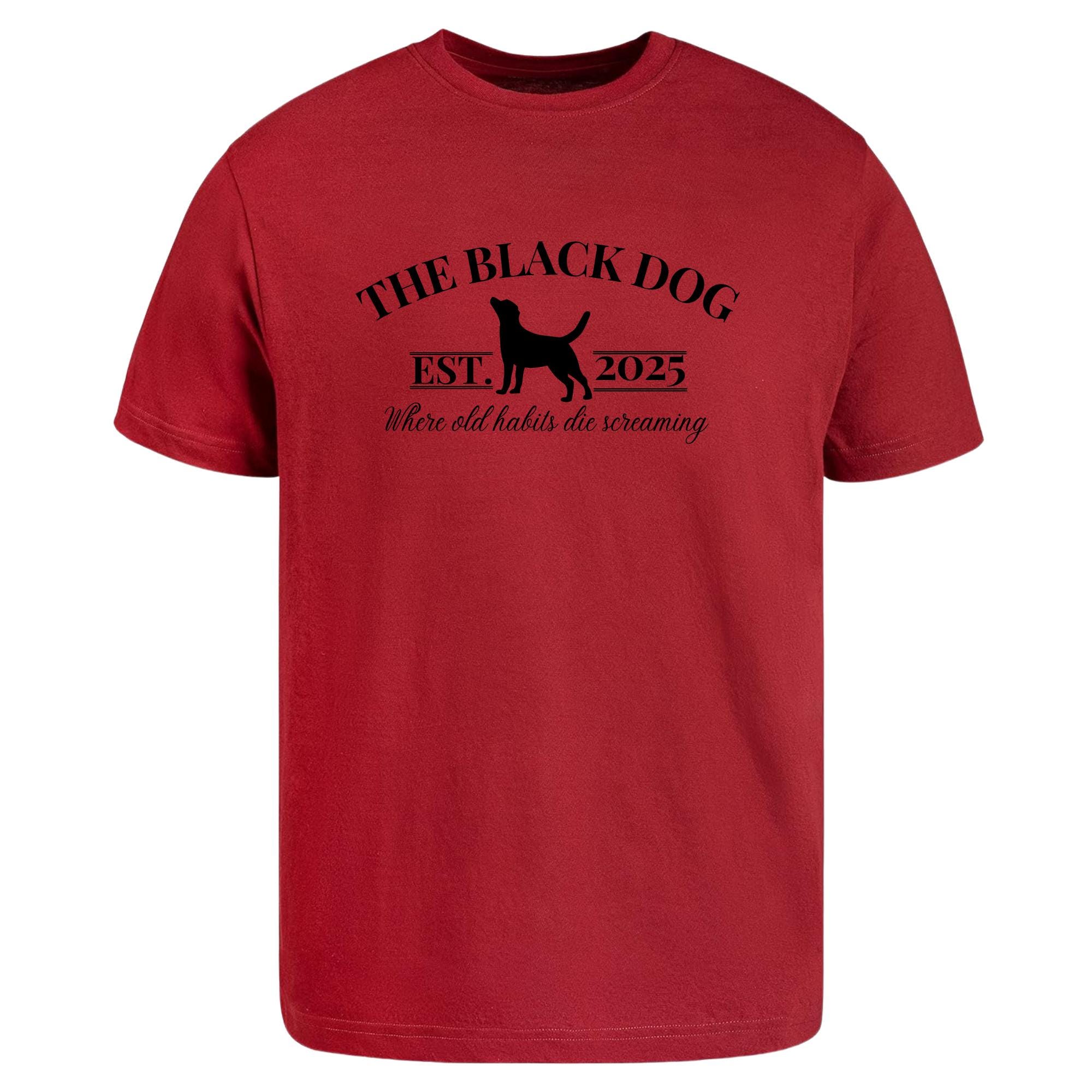 Black Dog T-shirt, Funny Printed Tee, Gift Choice - Etsy