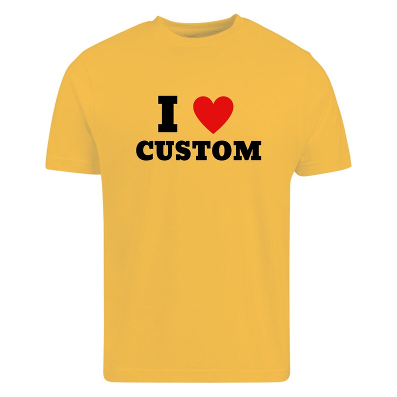 Custom Text Shirt, Personalized Unisex Crew Neck Tee Daisy