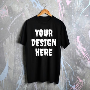 T-shirt personnalisé imprimé unisexe, N'importe quel nom ou logo, T-shirt personnalisé, T-shirt fête cerf et poules, cadeau pour elle/lui T-shirt cadeau fête des pères