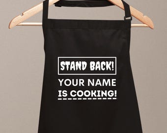 Personalized Chef Apron, Funny Cooking Gift for BBQ Lovers
