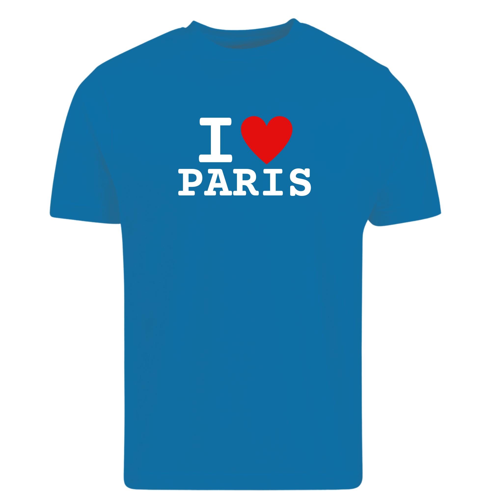 I Love Paris T-shirt, Heart Design, France Souvenir - Etsy