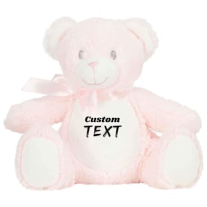 Personalised Teddy Bear | Gifts for Kids | Baby Shower Gifts | Pink Teddy Bear | Your Name Teddy | Custom Name Teddy Bear | Kids Toys