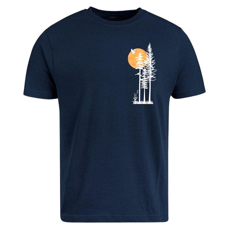 nature t shirt
forest sunset shirt
minimalist outdoor tee
pine tree shirt
adventure graphic tee
sun and trees design
hiking lover gift
camping shirt
national park style
bird silhouette shirt
sunset nature shirt
mountain life clothing
eco inspired t shirt