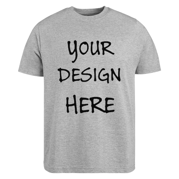 Personalised T Shirts for Men Women Any Name Logo T-shirt Stag & Hens T-shirt, Work Uniform Gift Customised T shirts Unisex Gift for Her/Him
