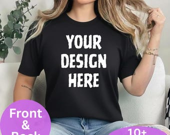 Personalized Printed Unisex T-Shirt, Custom Name or Logo
