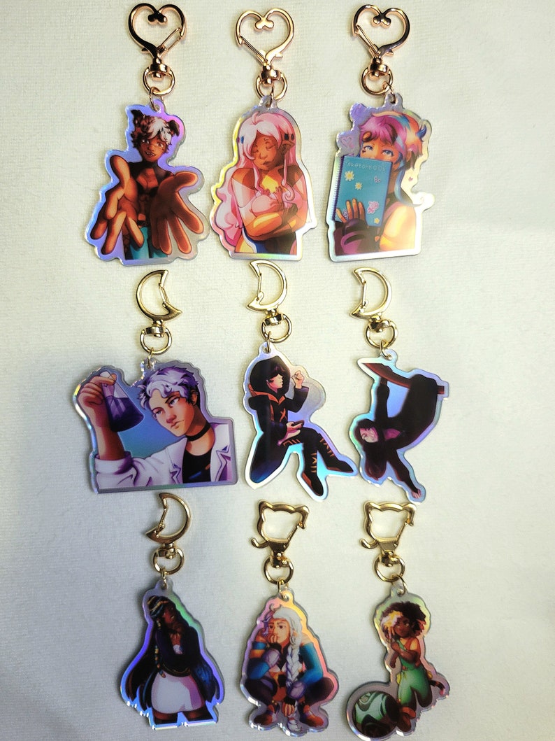 I Was a Teenage Exocolonist Character Keychains 2.5 in image 1