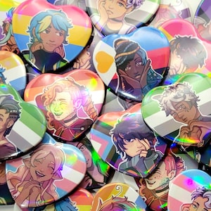 Pride Pins // Rainbow Holographic // I Was a Teenage Exocolonist