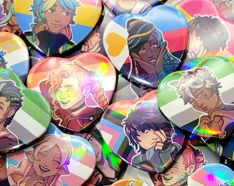 Pride Pins // Holografische regenboog // I Was a Teenage Exocolonist