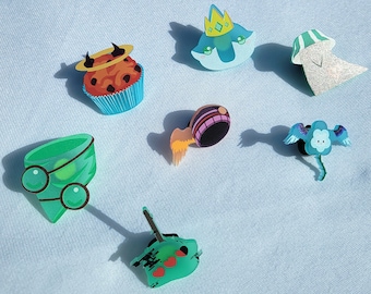 FINAL RESTOCK - QSMP Eng Creator inspired pins