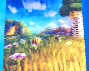 Paño de microfibra inspirado en Minecraft
