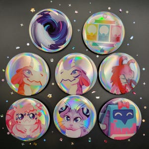 Xenofauna IWATEX Holographischer Pin Pins