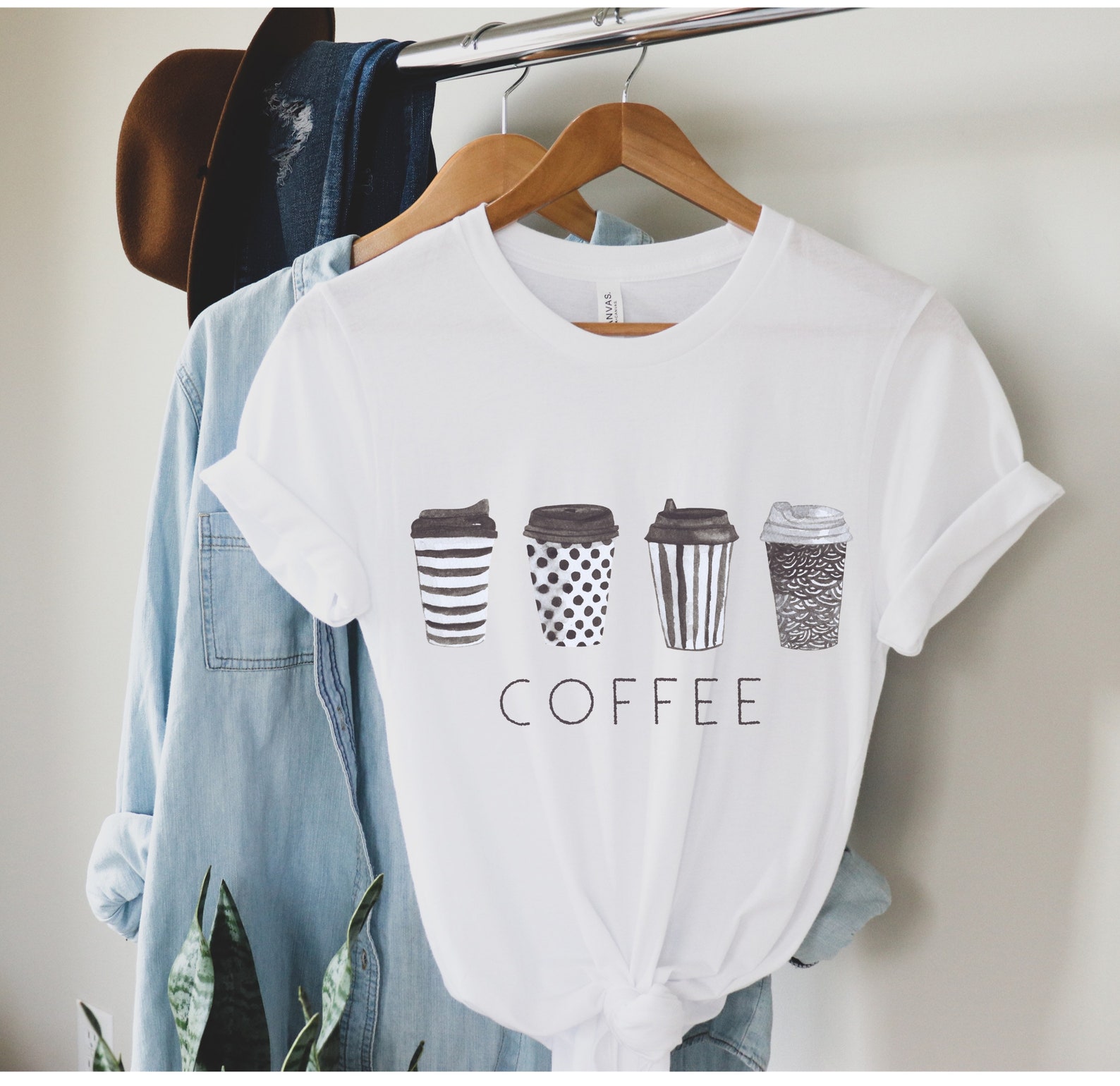 Coffee Shirt Coffee Coffee Coffee Tshirt Womens Shirt Etsy