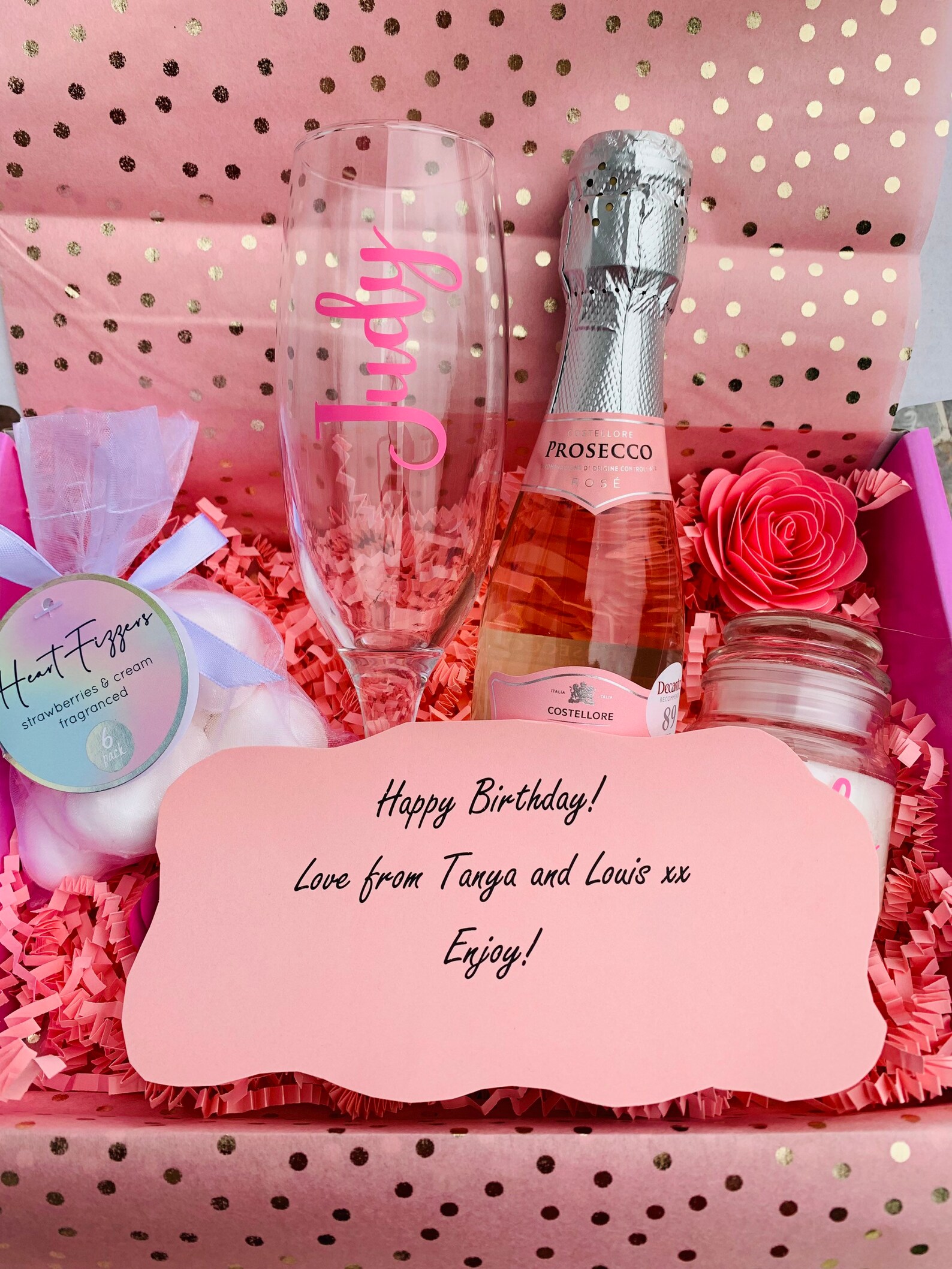 Personalised Birthday Hamper for her Pamper Box Birthday Etsy