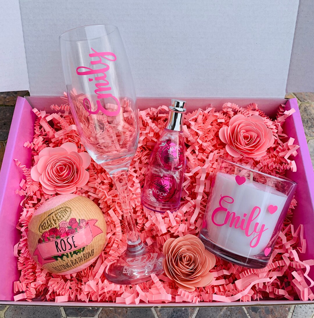 Personalised Birthday Hamper for Her, Pamper Box, Birthday Gift, Spa