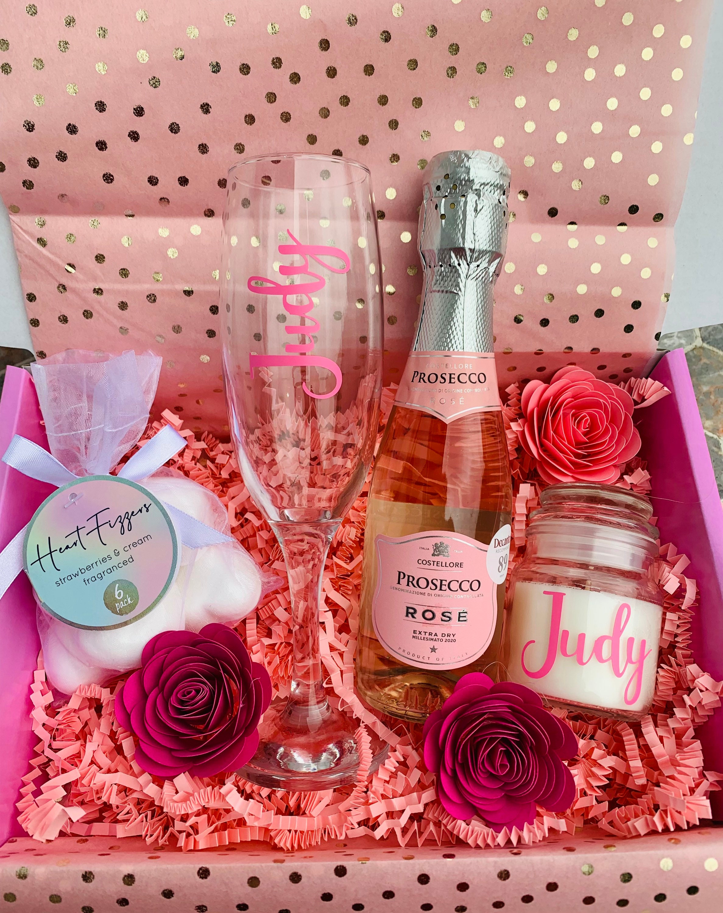 Personalised Birthday Hamper for her Pamper Box Birthday Etsy