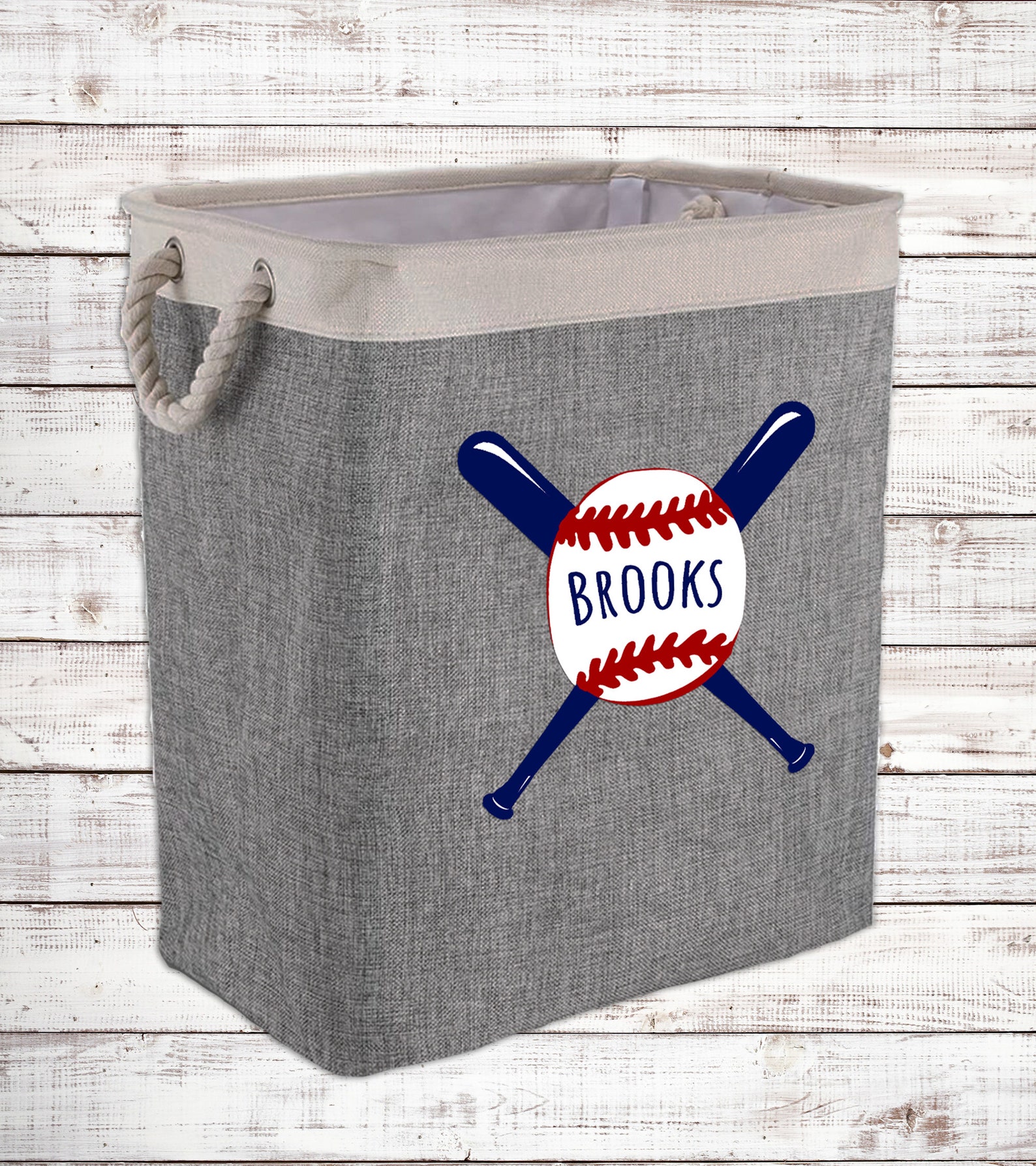 Kids Hamper Baseball Hamper Softball Hamper Personalized Etsy