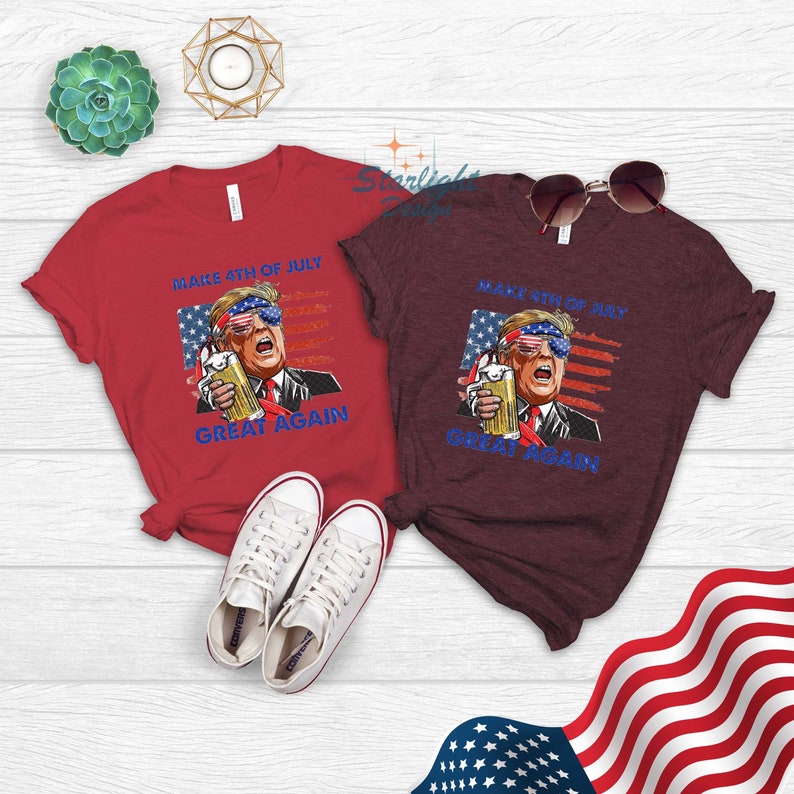 Make 4th Of July Great Again T-shirt Fourth Of July T-shirt image 0