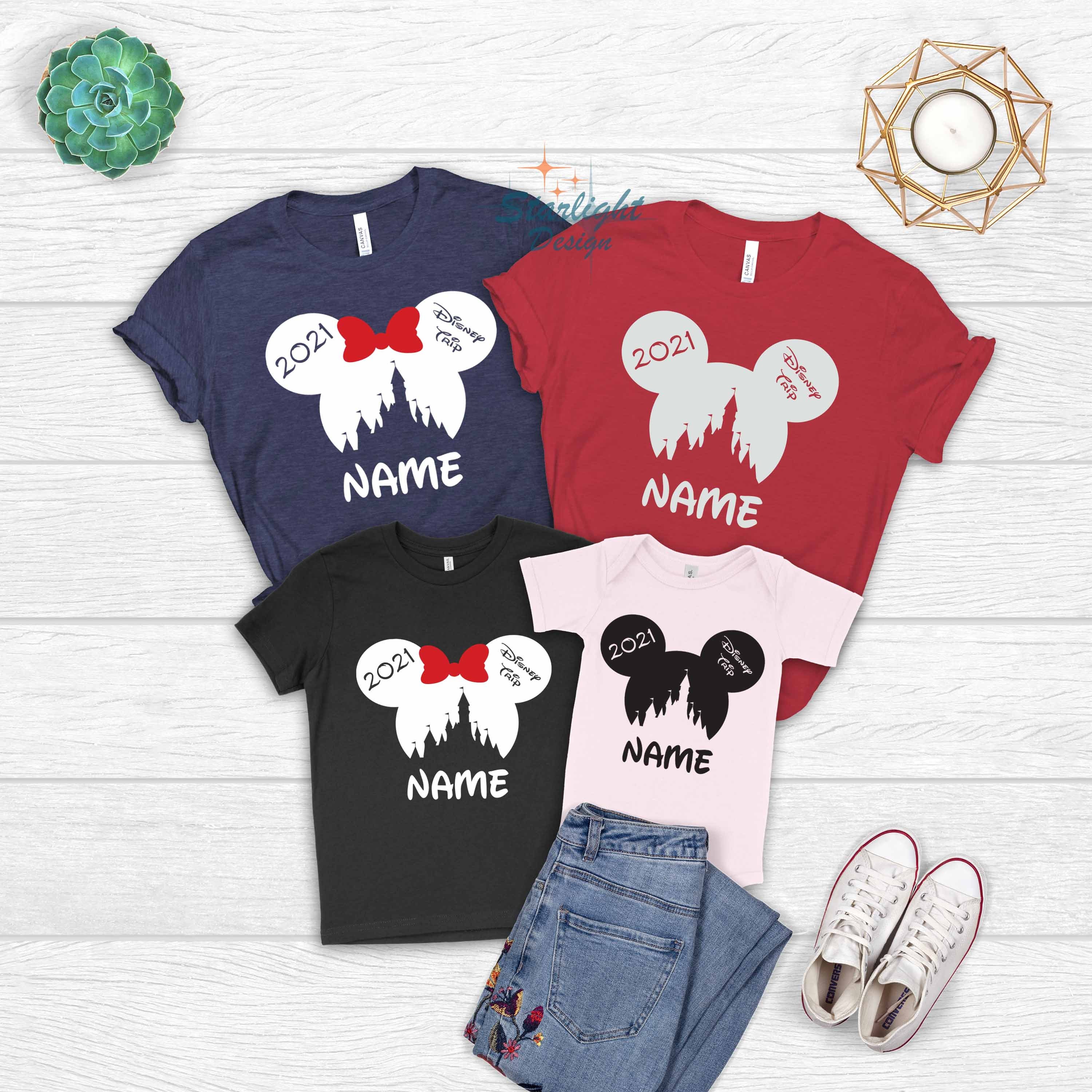 Custom Disney Trip Tshirt Disney Shirts Mickey Shirt Etsy