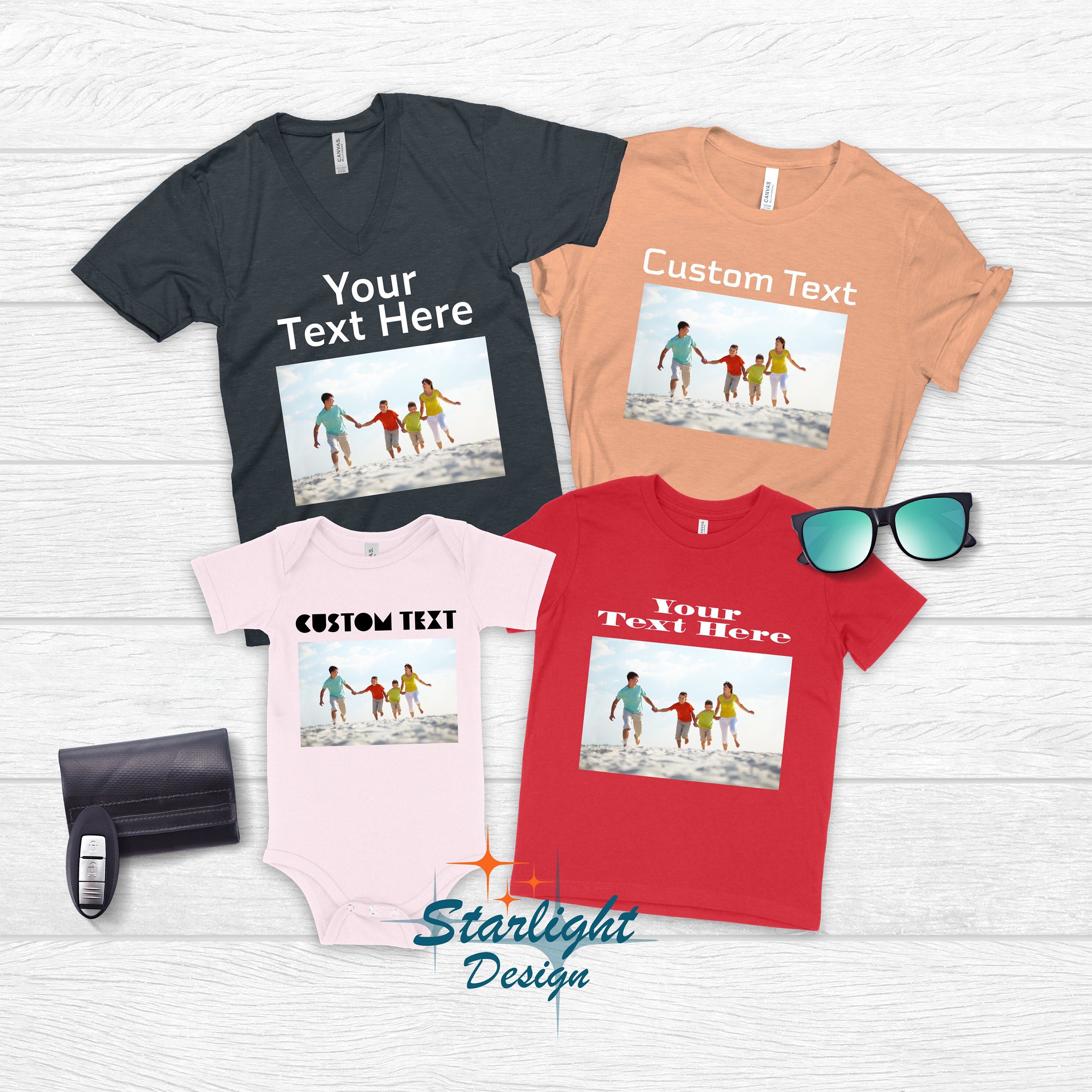 Photo Shirt Custom Shirt With Photo Custom Photo Shirt Etsy