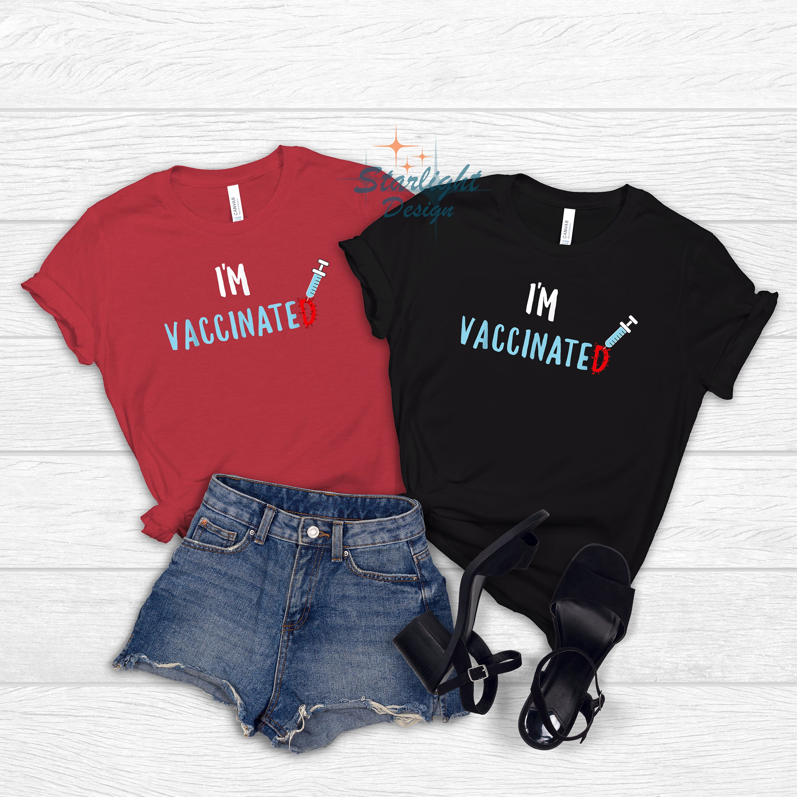 cute smart vaccinated shirt
