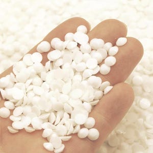 Slight Off-White Jelly Resin Rhinestones, Non-Hotfix DIY Craft Supplies (2MM 3MM 4MM 5MM 6MM)