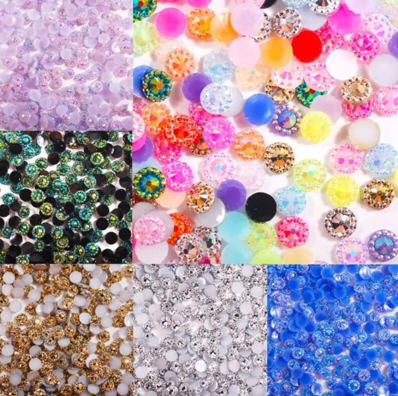 Sunflower Lt Pink AB Jelly Rhinestones, DIY Craft Supplies: 2mm, 3mm ...