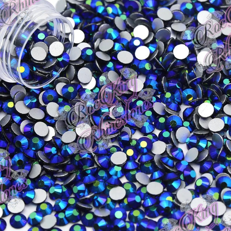 Galaxy Rhinestones Galaxy Blue Glass Rhinestones Non-hotfix Flatback Crystals: SS6, SS8 ...
