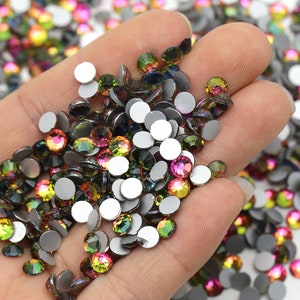 Rainbow Glass Non-Hotfix Rhinestones