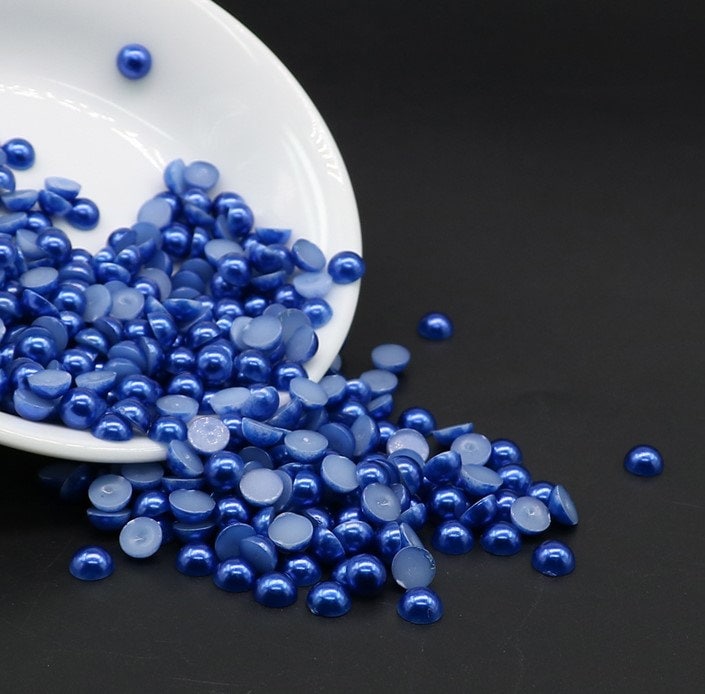 Blue Shell Pearls, 10mm 12mm A Grade Big Size Round Blue Pearl