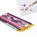 1pc or 2pc Orange Wax Rhinestone Picker Pencil-Dotting Tool-Pick Up Tool-Picker Pencil for rhinestones, beads, buttons, nail art & more 