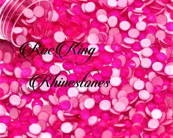 Neon Hot Pink Non-Hotfix Glass