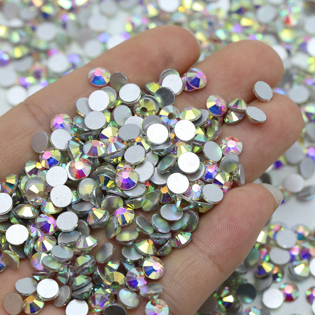 Hot Fix Glass Clear Rhinestones SS16 SS20 - 288 pieces