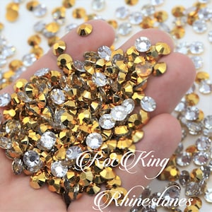 Gold Jelly-Non-Hotfix Resin Rhinestones