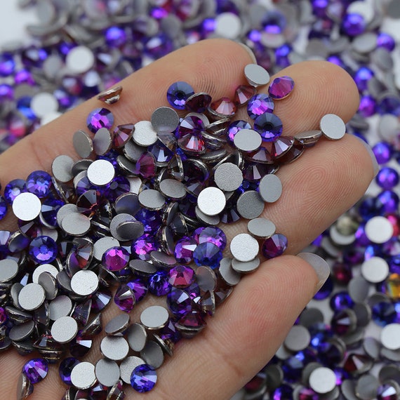 Beadsland Black Diamond Rhinestones, Flatback Crystal Rhinestones for Craft, SS10, 1440pcs, Size: SS10/1440pcs