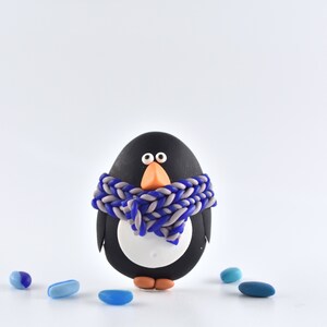 Pingouin En Laine Positive - Mini Cadeau Encouragement Avec Carte, 6,6 Cm, Anti-stress