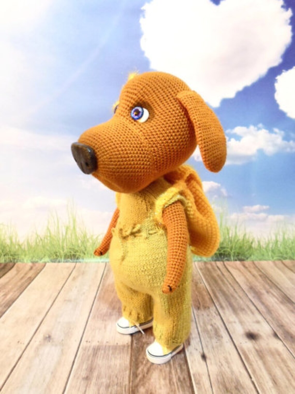 Crochet dogs Toy Dog Amigurumi Stuffed toy dog Sausage dog Etsy