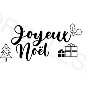 Joyeux Noël | Pobieranie cyfrowe | Wydrukowana kartka świąteczna | Wesołych Świąt | Wesołych Świąt | Domowej roboty | Unikatowe | A5 | A4 |