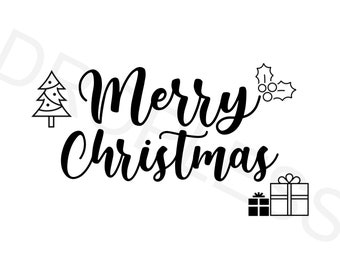 Feliz Navidad / Descarga Digital / Tarjeta de Navidad Imprimible / Feliz Navidad / Casero / Único / A5 / A4 /