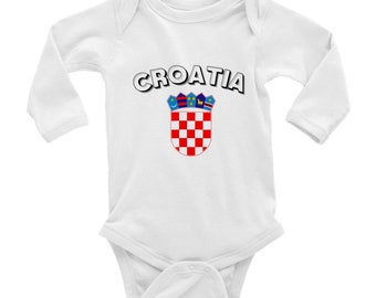 Body de manga larga para bebé (Croacia)